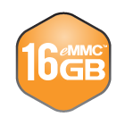  16 GB eMMC Flash Memory