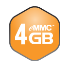 4 GB eMMC Flash Memory
