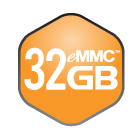 32 GB eMMC Flash Memory