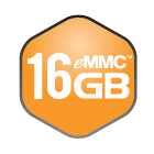 16 GB eMMC Flash Memory