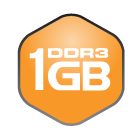 1 GB DDR3 Memory