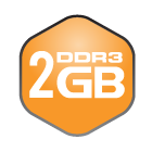 2 GB DDR3 Memory