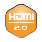 1 x HDMI 2.0 (HDCP 2.2)